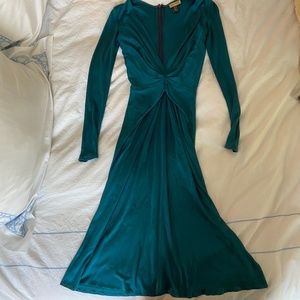 Issa London Deep V-Neck Dress Size 2